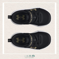 Under Armour: Girls' Infant Assert 10 AC Running Shoes - Black (Y3 - 191), CoCo & KaBri Children's Boutique