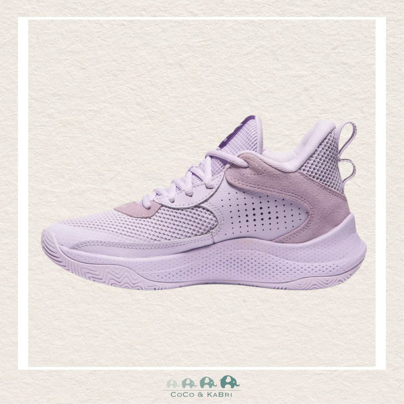 Under Armour Grade School Curry 3Z 24 Suede Basketball Shoes - Salt Purple (R - 12), CoCo & KaBri Children's Boutique