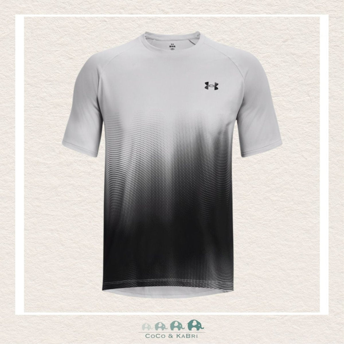 Under Armour Men's Tech™ Fade Short Sleeve Gray/Black, CoCo & KaBri Children's Boutique