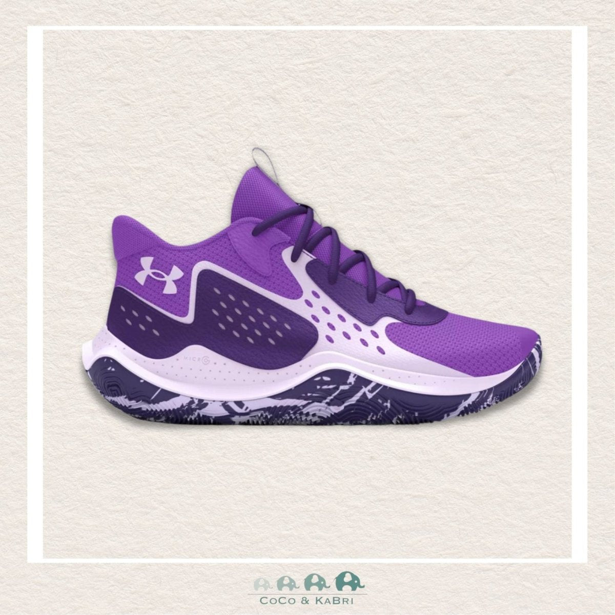 Under Armour Pre - School Jet '23 Basketball Shoes - Lavish Purple, CoCo & KaBri Children's Boutique