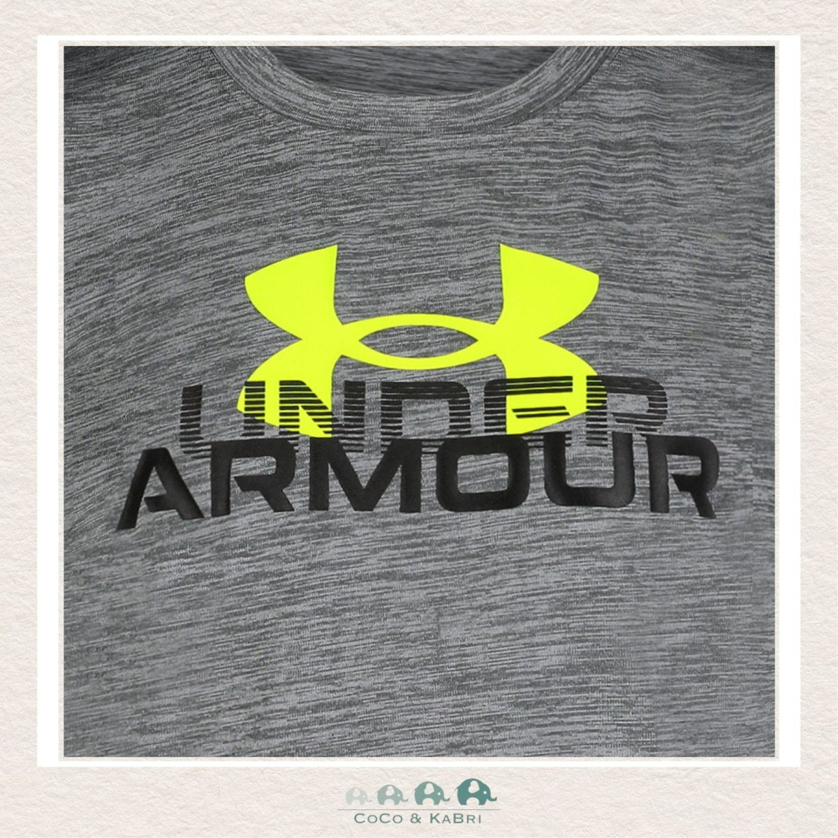 Under Armour: Toddler Boys Gray Tshirt, CoCo & KaBri Children's Boutique