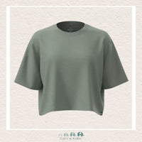 Under Armour Women's Rival Crop Tee - Silica Green, CoCo & KaBri Children's Boutique