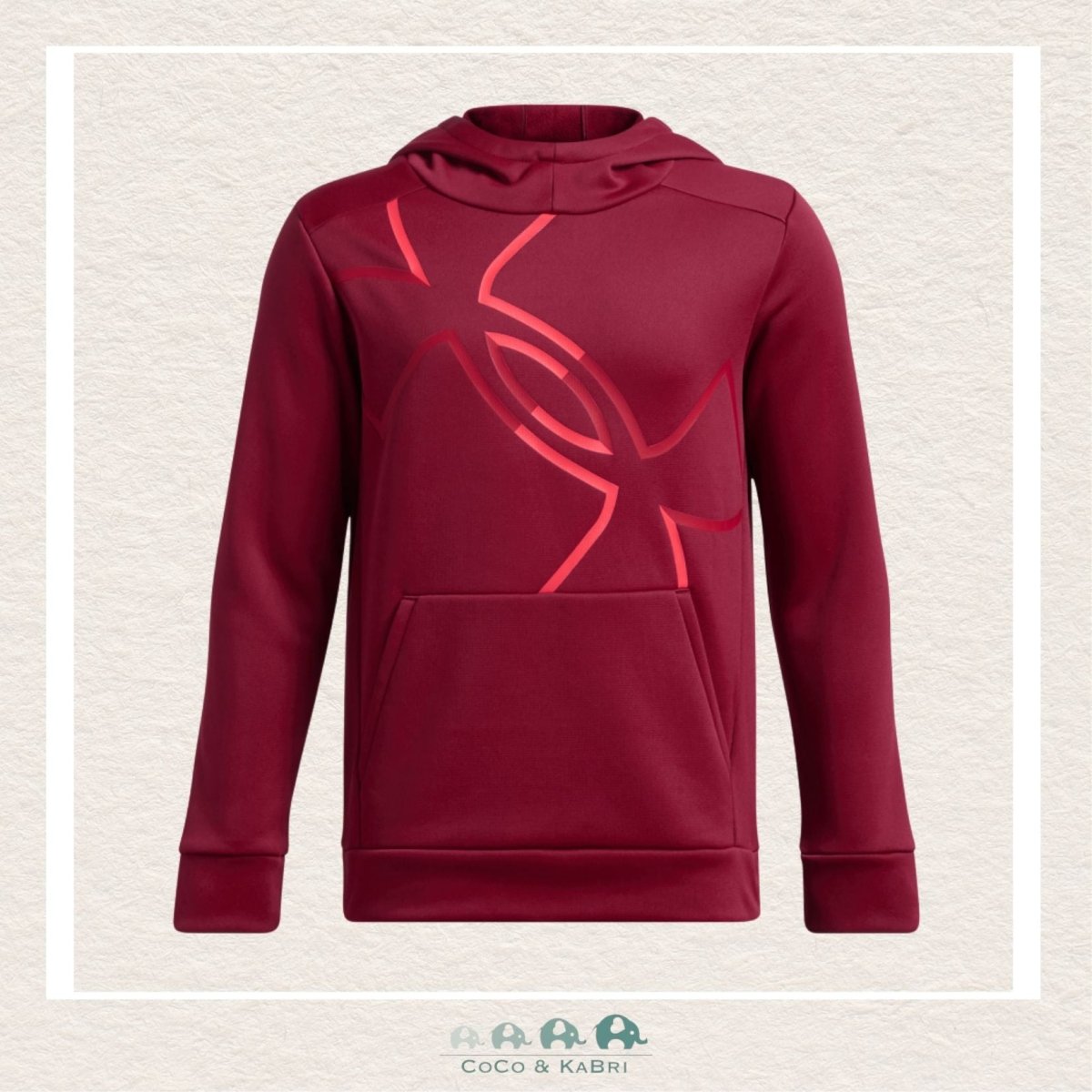 Under Armour Youth Boys' Armour Fleece Mega Logo - Cardinal Red, CoCo & KaBri Children's Boutique