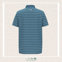 Under Armour Youth Boy's Matchplay Stripe Polo - Ether Blue, CoCo & KaBri Children's Boutique