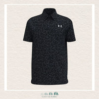 Under Armour Youth Boy's Playoff Printed Polo - Midnight Navy, CoCo & KaBri Children's Boutique