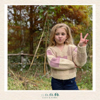 Vignette Rose Checker Jackie Sweater, CoCo & KaBri Children's Boutique