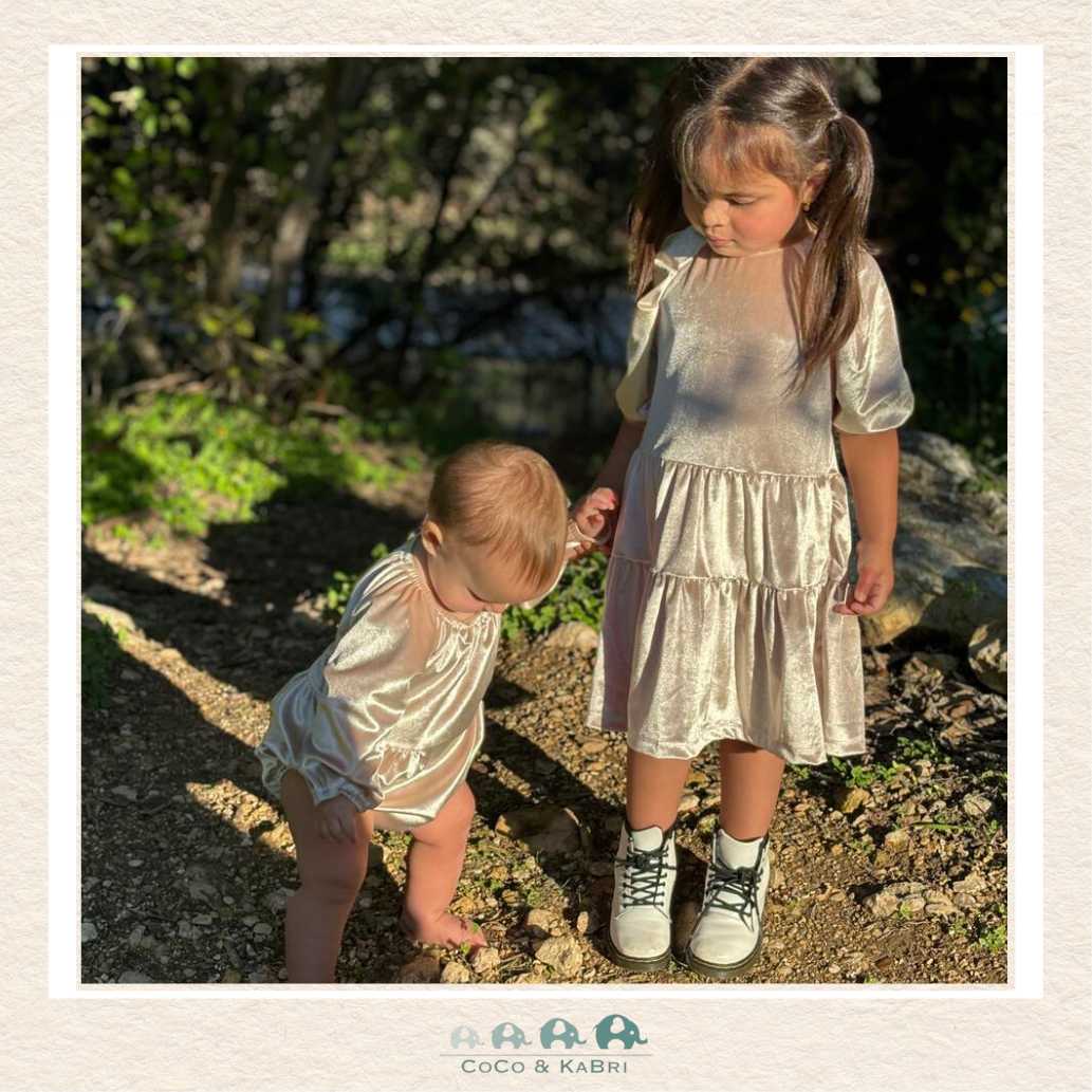 Vignette Wheat Alice Dress, CoCo & KaBri Children's Boutique