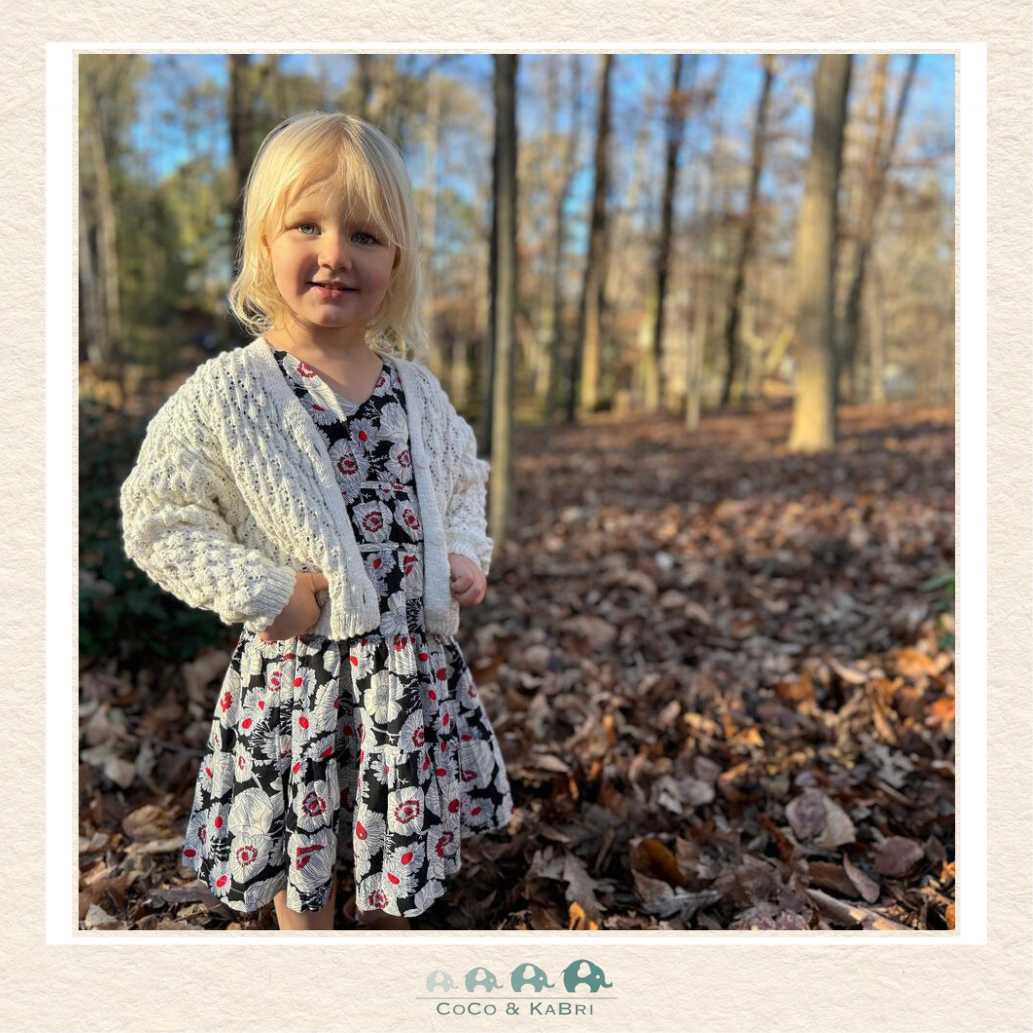 Vignette White Margot Cardigan, CoCo & KaBri Children's Boutique