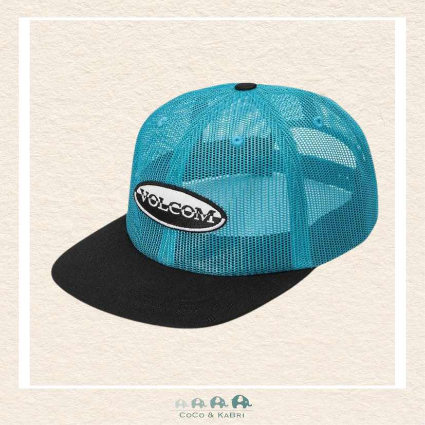 Volcom: Big Boys MESHINGTON Trucker Hat - Temple Teal, CoCo & KaBri Children's Boutique