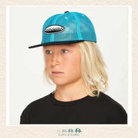 Volcom: Big Boys MESHINGTON Trucker Hat - Temple Teal, CoCo & KaBri Children's Boutique