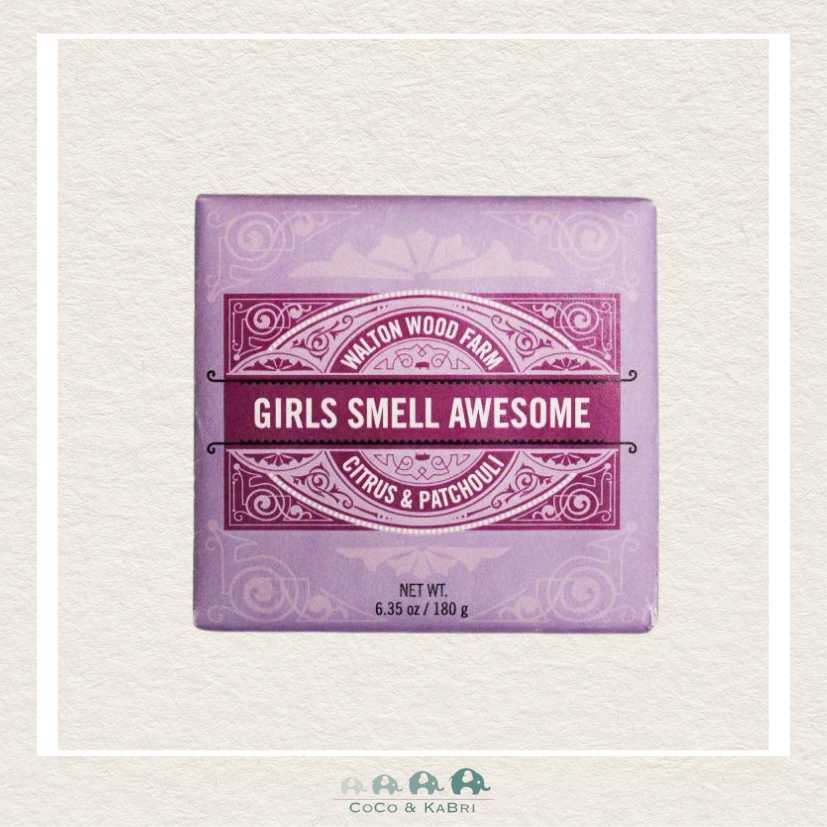 Walton Wood Farms: Girls Smell Awesome Soap Bar 6.35oz, CoCo & KaBri Children's Boutique