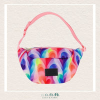 Deux Par Deux Fanny Bag Printed Rainbow Heart, CoCo & KaBri Children's Boutique