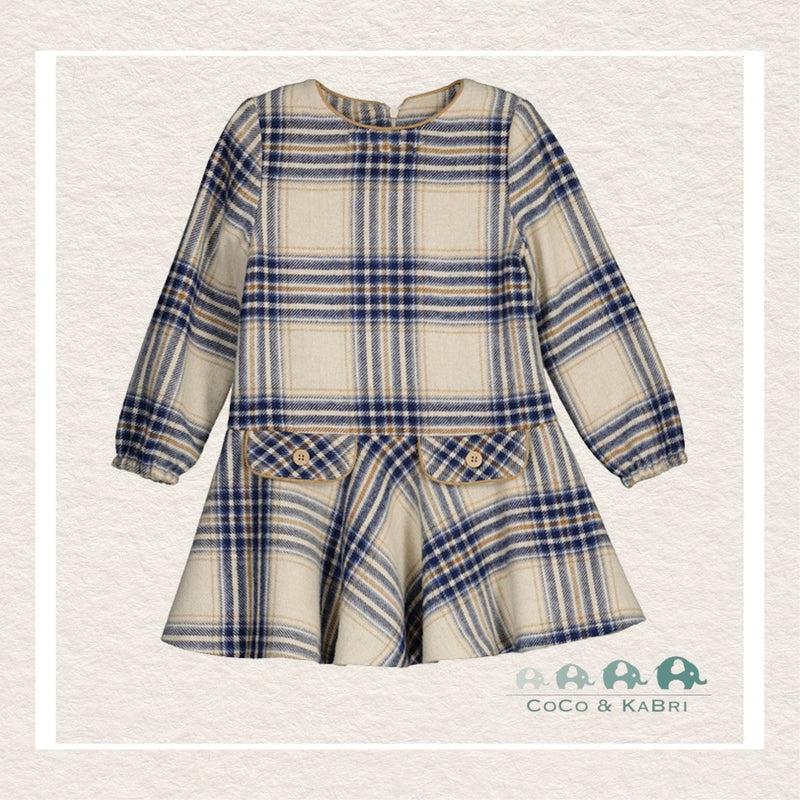 *Mayoral: Girls Blue Plaid Dress, CoCo & KaBri Children's Boutique