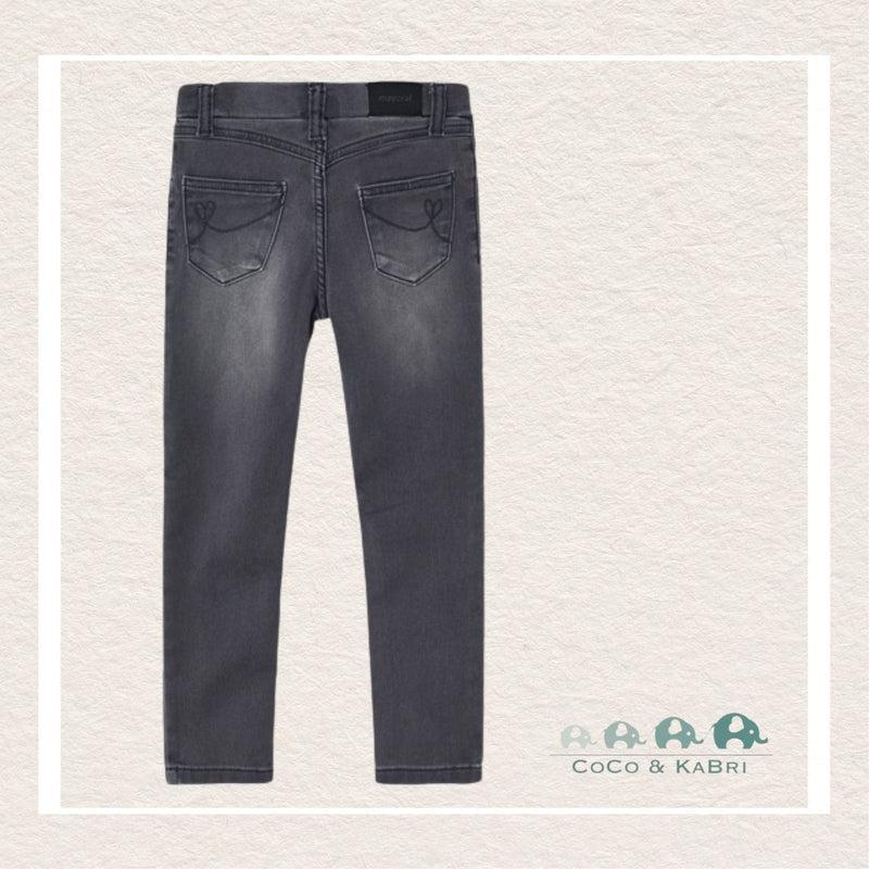 Girls gray jeans best sale