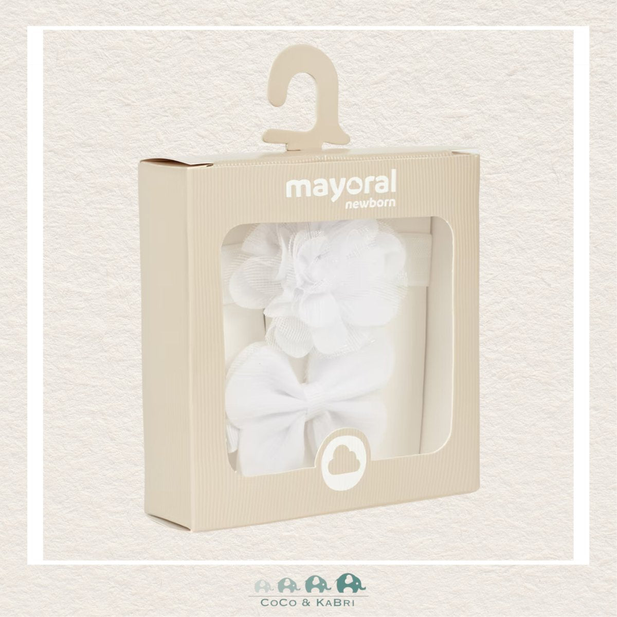 Mayoral Headband and clip set - White, CoCo & KaBri Children's Boutique