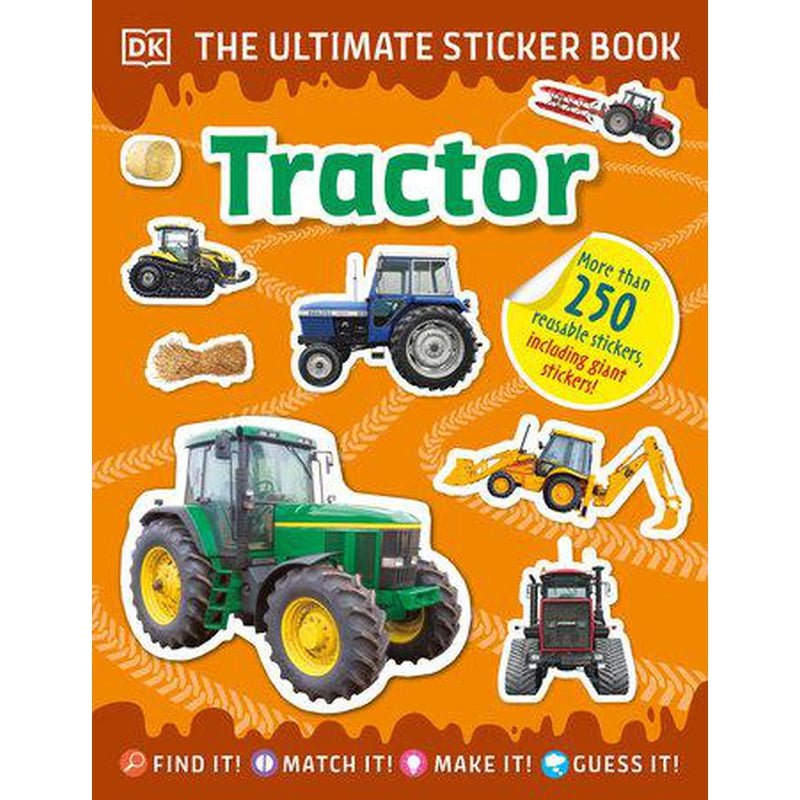 The Ultimate Sticker Book Tractor, CoCo & KaBri Children's Boutique