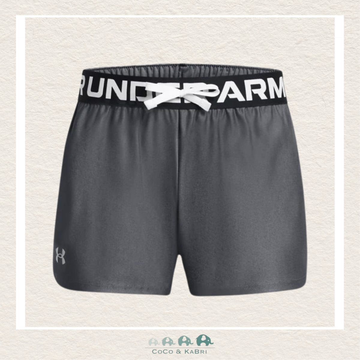 Under Armour Youth Girls's Play Up Shorts Pitch Gray, CoCo & KaBri Children's Boutique