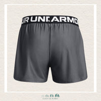 Under Armour Youth Girls's Play Up Shorts Pitch Gray, CoCo & KaBri Children's Boutique