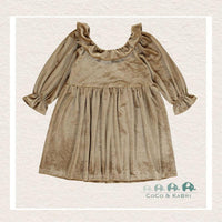 *Vignette: Milly Dress - Gold, CoCo & KaBri Children's Boutique